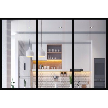 Verrière colorée sur mesure