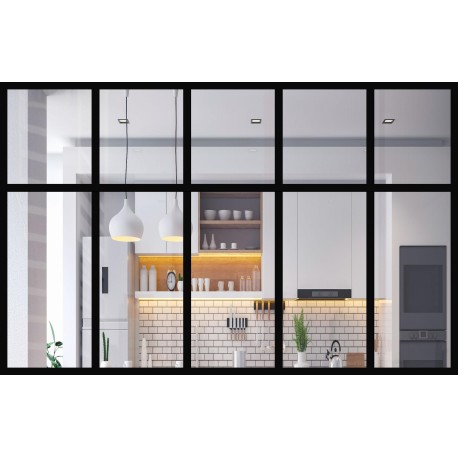 Verrière colorée sur mesure