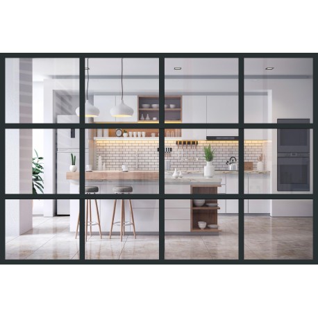 Verriere coulissante