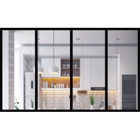 Verriere avec imposte